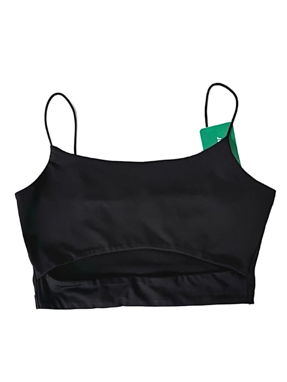 SHEIN Size XS Black Hollow Out Crop Tank Top